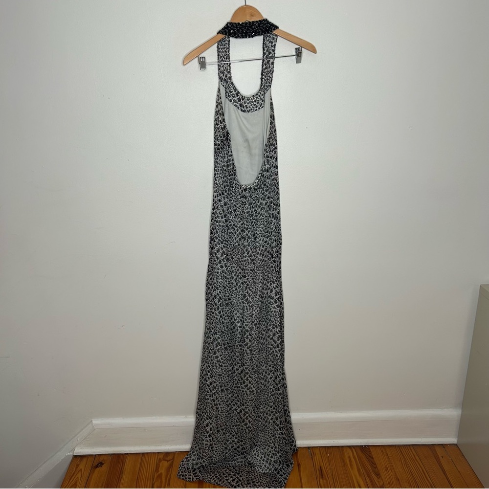 Diane Von Furstenberg Halter Silk Patterned Willemma Gown - Picture 9 of 12